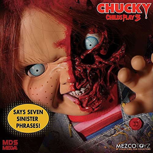 Mezco Child'S Play 3: Chucky Talking Doll Pizza Face Version Standard