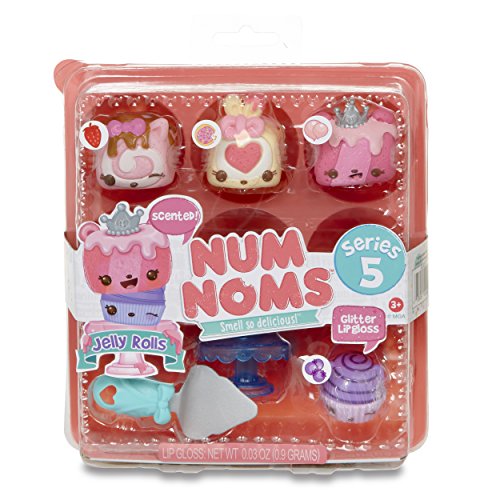 MGA Entertainment NumNoms Num Noms 0035051550402 Starter Pack Series 5 - Juego de Figuras de Jelly Rolls, Girls