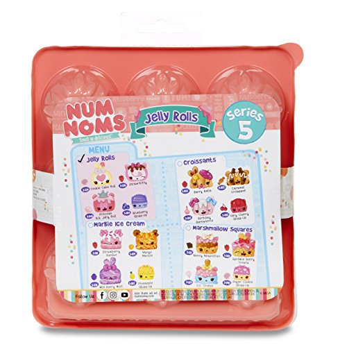 MGA Entertainment NumNoms Num Noms 0035051550402 Starter Pack Series 5 - Juego de Figuras de Jelly Rolls, Girls