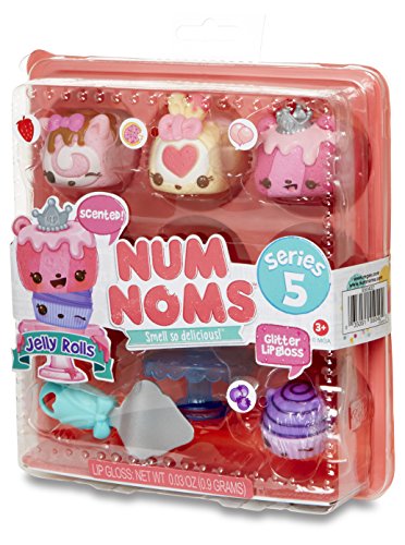 MGA Entertainment NumNoms Num Noms 0035051550402 Starter Pack Series 5 - Juego de Figuras de Jelly Rolls, Girls