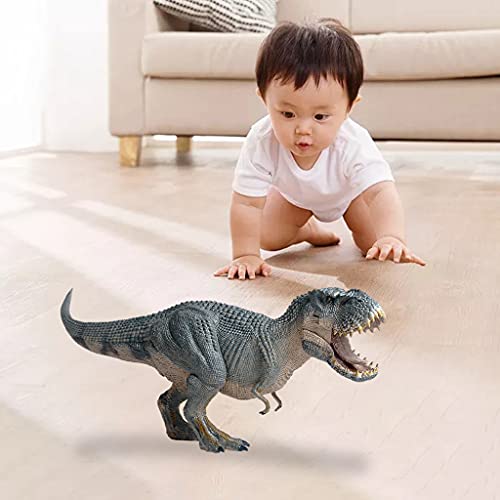 Milageto Tyrannosaurus Rex Dinosaur Model, Simulación Plástico Jurásico Tiranosaurio Rex Figuras de Acción Boca Móvil Modelo de Dinosaurio Juguete para Niños R - Indominus Rex B