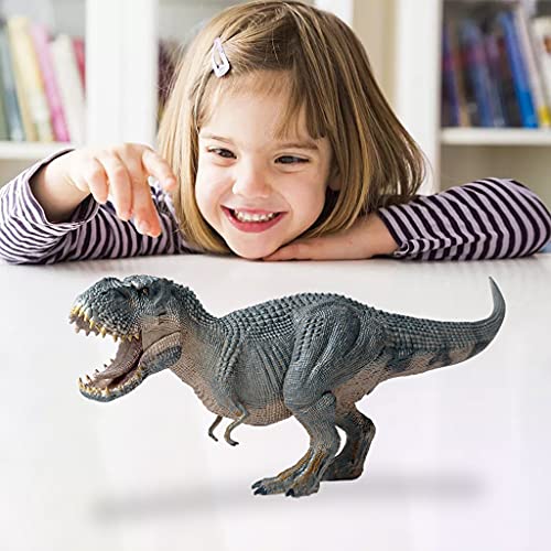 Milageto Tyrannosaurus Rex Dinosaur Model, Simulación Plástico Jurásico Tiranosaurio Rex Figuras de Acción Boca Móvil Modelo de Dinosaurio Juguete para Niños R - Indominus Rex B