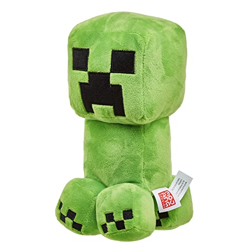 Minecraft Peluche Creeper 20 cm, juguete para niños +3 años (Mattel HBN40)