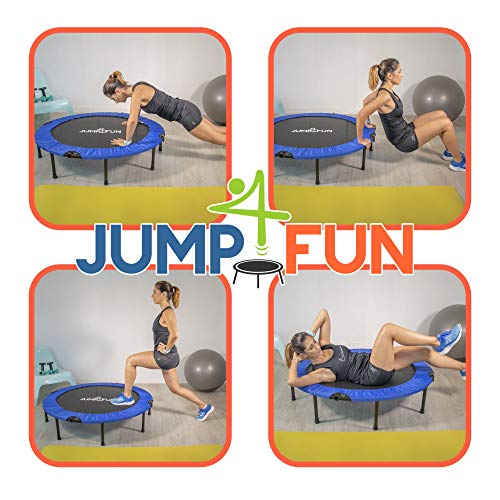 Mini Cama Elástica - Trampolín Fitness Jump4fun Plegable Doble Barra