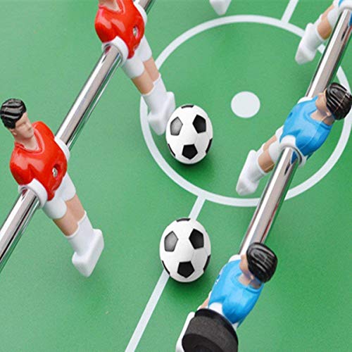 Mini fútbol,Mini futbolín, Mini futbolín, 6 Piezas de futbolín Bolas de futbolín Blanco y Negro