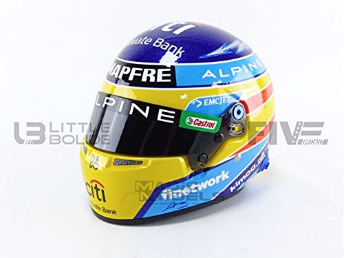 MINI HELMET 1/2 – Casco Fernando Alonso – Alpine F1 Team 2021-4100097