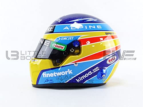 MINI HELMET 1/2 – Casco Fernando Alonso – Alpine F1 Team 2021-4100097