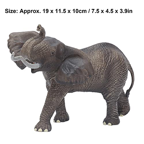 Mini Juguete De Animal Salvaje, Modelo De Animal, Figuras De Juguetes De Animales, Suministros Para Fiestas, Elefante, Modelo De Juguete, Figura De Animal Para Niños, Niñas Y Niños(Elefante macho)