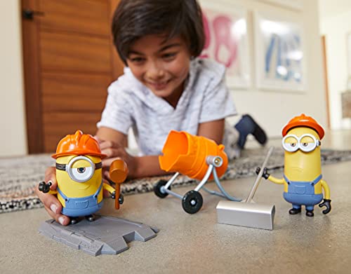 Minions Figuras traviesas y revoltosas STUART, CONSTRUCTION (Mattel GMF16)