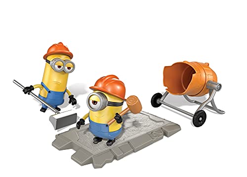 Minions Figuras traviesas y revoltosas STUART, CONSTRUCTION (Mattel GMF16)