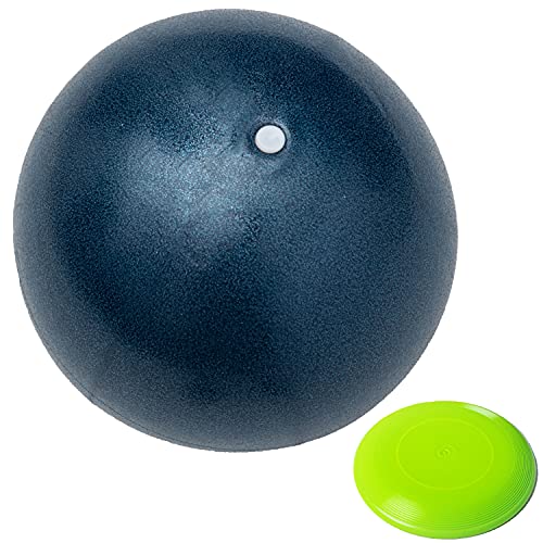 Minis Kreativ Pelota blanda especialmente duradera para toda la familia - Pelota infantil inofensiva para interior y exterior - Ø 23cm incl. Frisbee de regalo