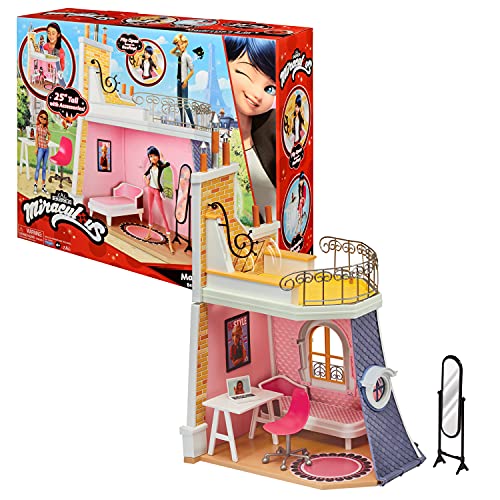 Miraculous Tales of Ladybug & Cat Noir Juego de balcón y Dormitorio 2 en 1, Multicolor (Bandai P50660)