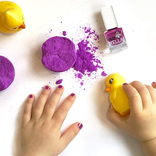 Miss Nella PAQUETE PEQUEÑO DULCE: Paquete de 3 esmaltes de uñas a base de agua, peel off, sin olor y seguro por los niños- Cheeky Bunny, Pink A Boo & Little Poppet