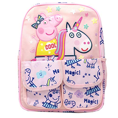 Mochila Escolar Grande Mochila Peppa Unicornio 33cm