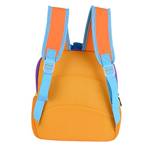 Mochila Infantil para Niños Primaria Pequeña Guardería Mochila Preescolar para Niños de 2-5 Años Dibujo de Animal Lindo (Búho, 21 * 8 * 26CM)