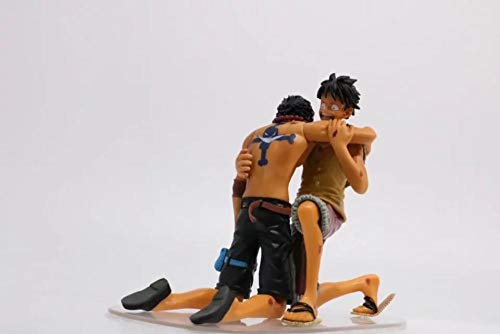 Modelo De Personaje Escena De Guerra En La Parte Superior De Luffy Death Of Ace 15Cm Pvc Figura De Acción De Colección Modelo De Juguete Mejor Regalo Para Niños Figuras De Colección Modelo De Juguet