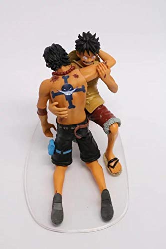 Modelo De Personaje Escena De Guerra En La Parte Superior De Luffy Death Of Ace 15Cm Pvc Figura De Acción De Colección Modelo De Juguete Mejor Regalo Para Niños Figuras De Colección Modelo De Juguet