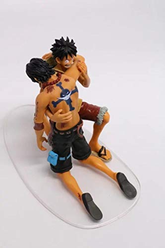 Modelo De Personaje Escena De Guerra En La Parte Superior De Luffy Death Of Ace 15Cm Pvc Figura De Acción De Colección Modelo De Juguete Mejor Regalo Para Niños Figuras De Colección Modelo De Juguet