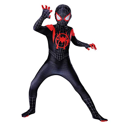 MODRYER - Disfraz de Spiderman o Spiderwoman para adultos y niños - Traje de superhéroe para fiestas de cosplay y disfraces