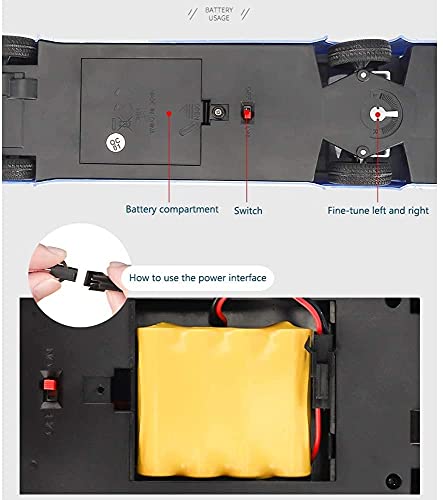 Moerc Regalo de Juguete de Bus RC para Control Remoto Coche 2.4G Control Remoto Autobús Ciudad RC Coche Modelo de autobús de autobuses con Control Remoto Muestras a la Izquierda y hacia la Derecha