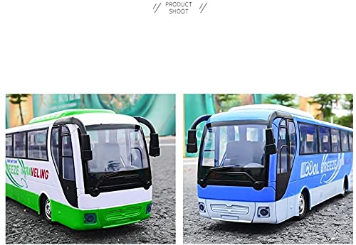 Moerc Regalo de Juguete de Bus RC para Control Remoto Coche 2.4G Control Remoto Autobús Ciudad RC Coche Modelo de autobús de autobuses con Control Remoto Muestras a la Izquierda y hacia la Derecha