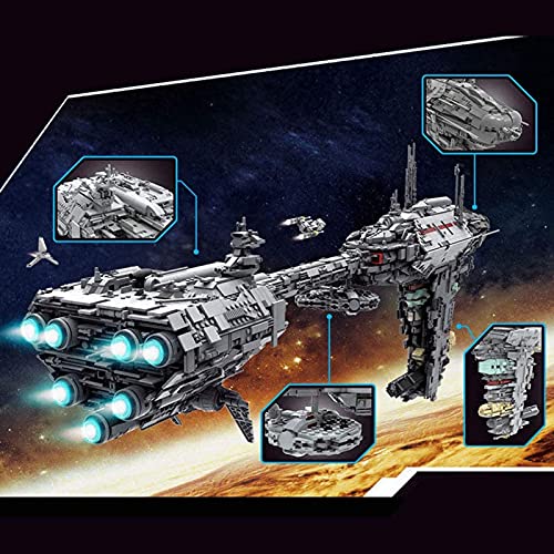 Mold King 21001 Modelo de Fragata Espacial, Nave Espacial Médica Compatible con Lego Star Wars USC - 6388 Piezas