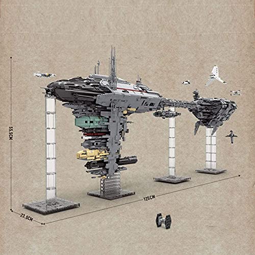 Mold King 21001 Modelo de Fragata Espacial, Nave Espacial Médica Compatible con Lego Star Wars USC - 6388 Piezas