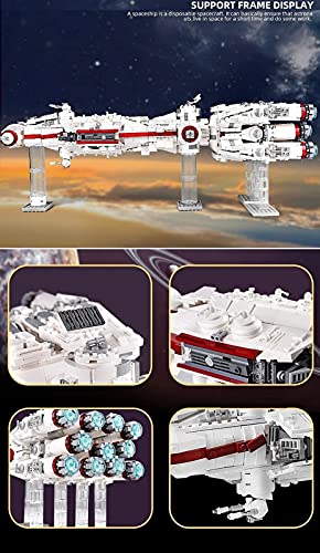 Mold King 21003 Modelo Nave Espacial para TANTIVE IV, 2905 Bloques Terminales Kit Modelo de Nave Espacial Destructor Tantive IV Grande, Compatible con Lego