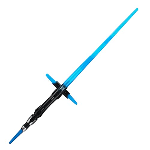 MOMAMOM Star Wars ​Sable Láser Extensible De Kylo REN Doble Hoja Led Y Sonid Espadas Laser De Juguete​Láser Telescópicas Sable Luz Sabre Láser Retráctil​Extensibles Plegables Niños Blue