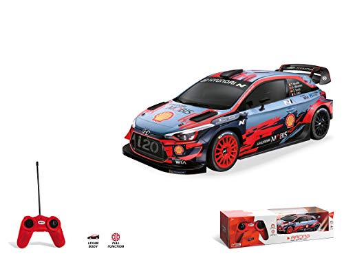 Mondo Motors Hyundai i20 WRC - Modelo a Escala 1:24 - hasta 20 km/h de Velocidad - Coche de Juguete para niños - 63668