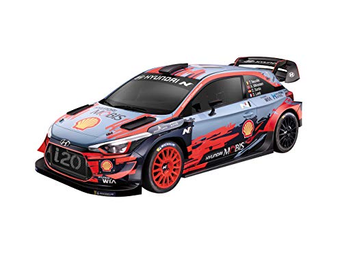 Mondo Motors Hyundai i20 WRC - Modelo a Escala 1:24 - hasta 20 km/h de Velocidad - Coche de Juguete para niños - 63668