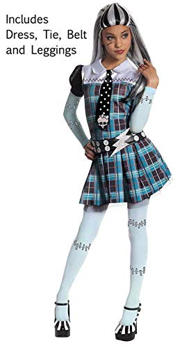 Monster High - Disfraz de Frankie Stein para niña, infantil 3-4 años (Rubie's 884786-S)