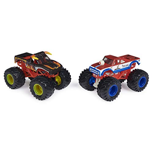 Monster Jam 2020 Color Change 1:64 Scale 2-Pack El Toro Loco Black vs. Cyclops