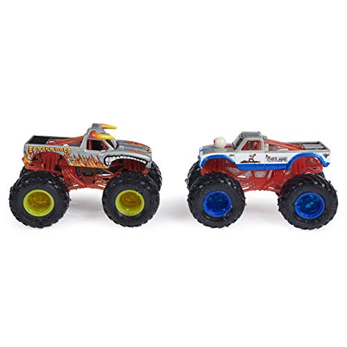 Monster Jam 2020 Color Change 1:64 Scale 2-Pack El Toro Loco Black vs. Cyclops