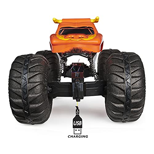 Monster Jam, MEGA El Toro Loco - Camión monstruo de control remoto para niños y adultos, escala 1:6