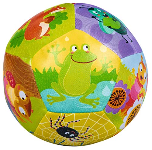 Moses 16122 Pelota Blanda para bebés a Partir de 3 Meses, diseño de Mariquita, Multicolor