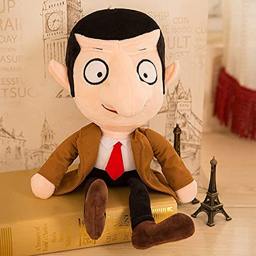 Mr. Bean and Bear Bean's - Oso de peluche (30 cm), diseño de oso de peluche con dibujos animados realistas