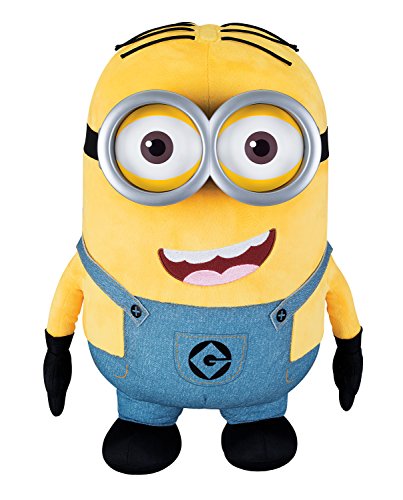 MTW Toys 20321 Jumbo Peluche Minion Dave, con luz y Sonido, 40 cm