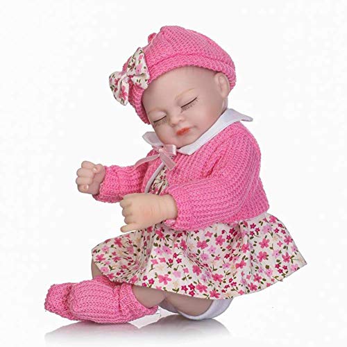 Muñecas De Bebé Reborn, Muñeca De Palma De Simulación, Muñeca De Bebé Recién Nacido Prematura, Vinilo De Silicona Suave, Baño Infantil, Compañero De Juego De 27 Cm para Bebé