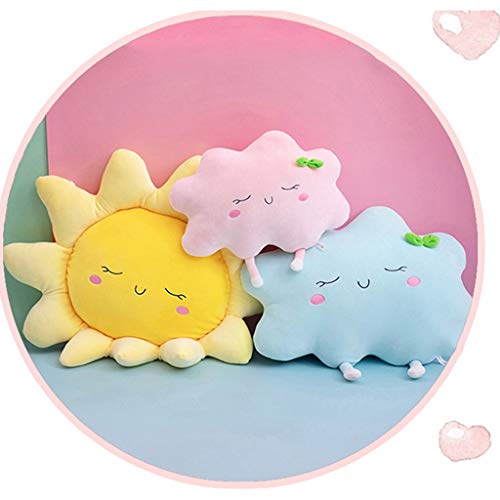 Muñeco de peluche Felpa rellena juguetes lindos Emojis, Almohada sofás-cama creativas Cojines Decoración del hogar for niños Juegos cojines Abrazo felpa almohadas Muñeca ( Color : Pink , Size : S )