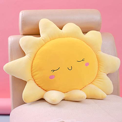 Muñeco de peluche Felpa rellena juguetes lindos Emojis, Almohada sofás-cama creativas Cojines Decoración del hogar for niños Juegos cojines Abrazo felpa almohadas Muñeca ( Color : Blue , Size : S )