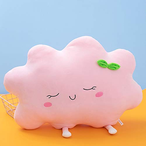 Muñeco de peluche Felpa rellena juguetes lindos Emojis, Almohada sofás-cama creativas Cojines Decoración del hogar for niños Juegos cojines Abrazo felpa almohadas Muñeca ( Color : Pink , Size : S )