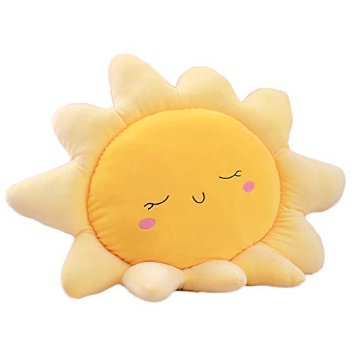 Muñeco de peluche Felpa rellena juguetes lindos Emojis, Almohada sofás-cama creativas Cojines Decoración del hogar for niños Juegos cojines Abrazo felpa almohadas Muñeca ( Color : Yellow , Size : S )