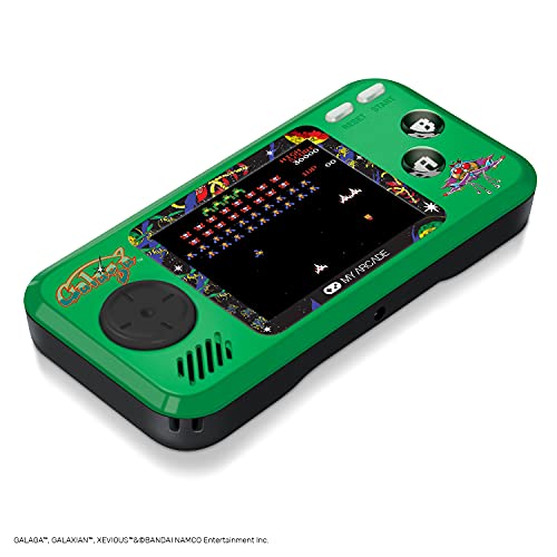 MY ARCADE-3244 Galaga Pocket Player, Color Verde (3244)