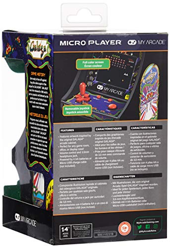 My Arcade - Consola Micro Player Retro Galaga