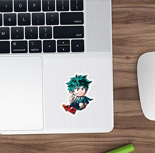 My Hero Academia Paquete de Pegatinas para Portátil 50 Piezas, Pegatina Unicas y Geniales, Botella de Ggua, Portátil, Guitarra, Monopatín, Viaje, Pegatinas para Niños