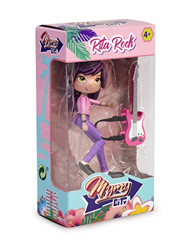 Mymy City - Rita Rock, Figura para niñas y niños de 3 a 8 años con accesorios (Famosa 700015813)