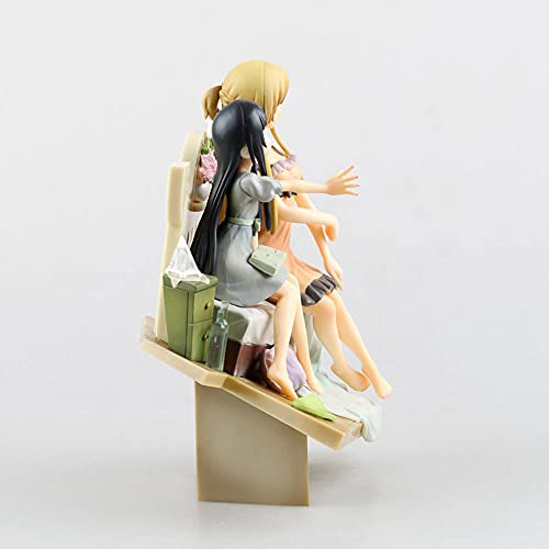 NAMFZX Sword Art Online Yuuki Asuna Yui Personajes de Anime Escena de Madre e Hija/Estatua estática de PVC/Figuras de animación/Modelos de Personajes Muñecas Juguetes/Figuras Otaku Decoración de escr