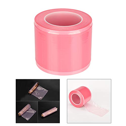 N\C Película Protectora Sanitaria Gruesa Impermeable para Piezas de Máquinas de Tatuaje - Rosa