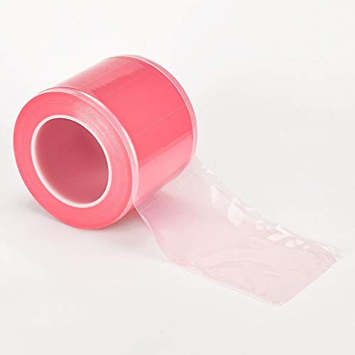 N\C Película Protectora Sanitaria Gruesa Impermeable para Piezas de Máquinas de Tatuaje - Rosa